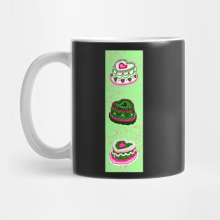 green cakes Mug